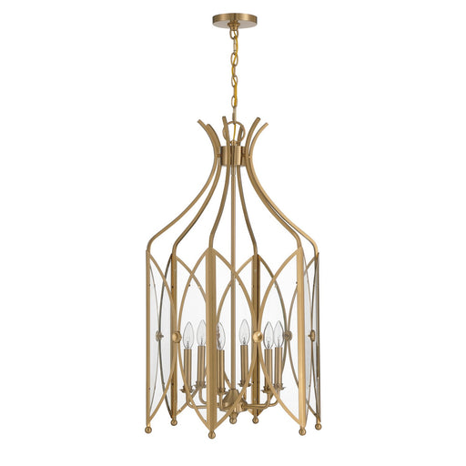 Savoy House 3-6802-6-127 Six Light Pendant, Noble Brass (2)