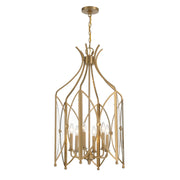Savoy House 3-6802-6-127 Six Light Pendant, Noble Brass (3)