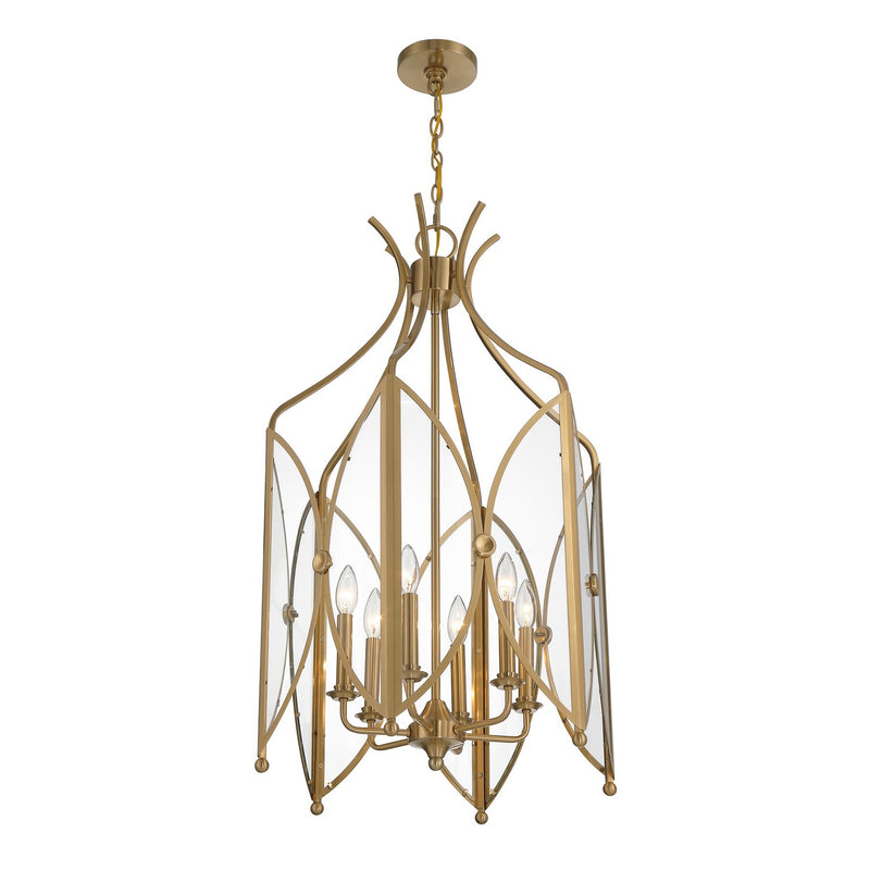 Savoy House 3-6802-6-127 Six Light Pendant, Noble Brass (4)