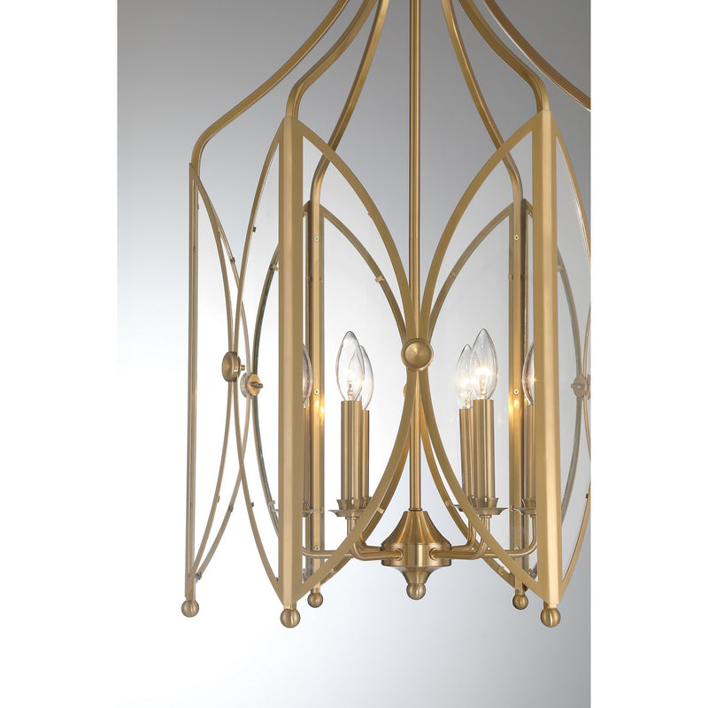 Savoy House 3-6802-6-127 Six Light Pendant, Noble Brass (6)