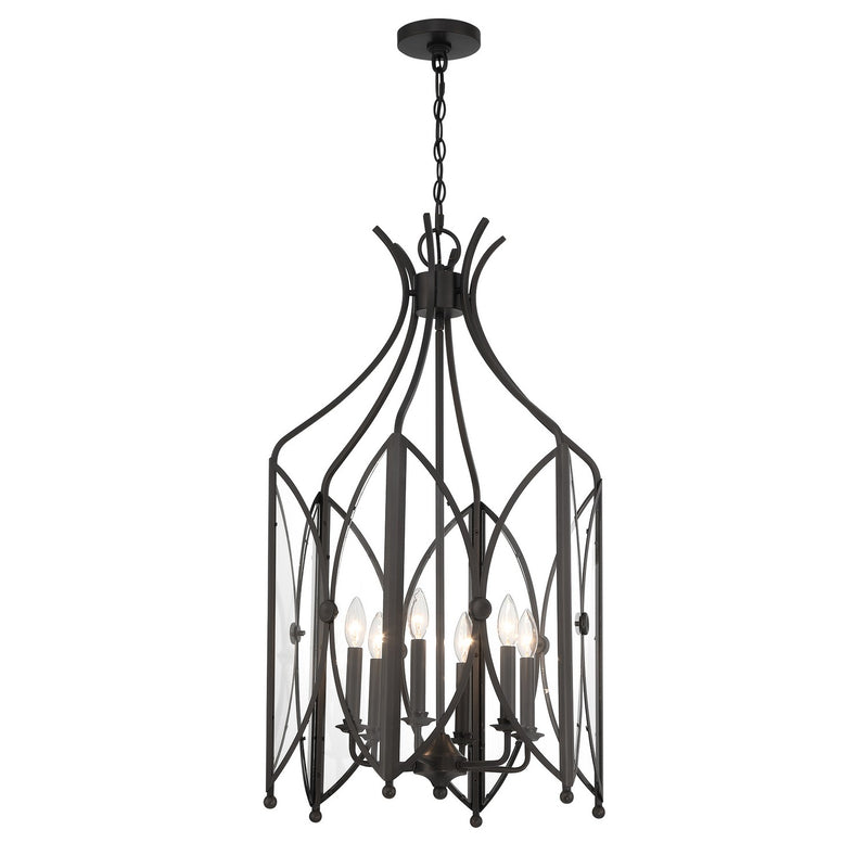 Savoy House 3-6802-6-188 Six Light Pendant, Black Tourmaline (3)
