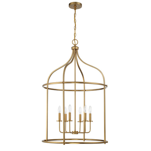 Savoy House 3-7388-6-322 Six Light Pendant, Warm Brass (2)