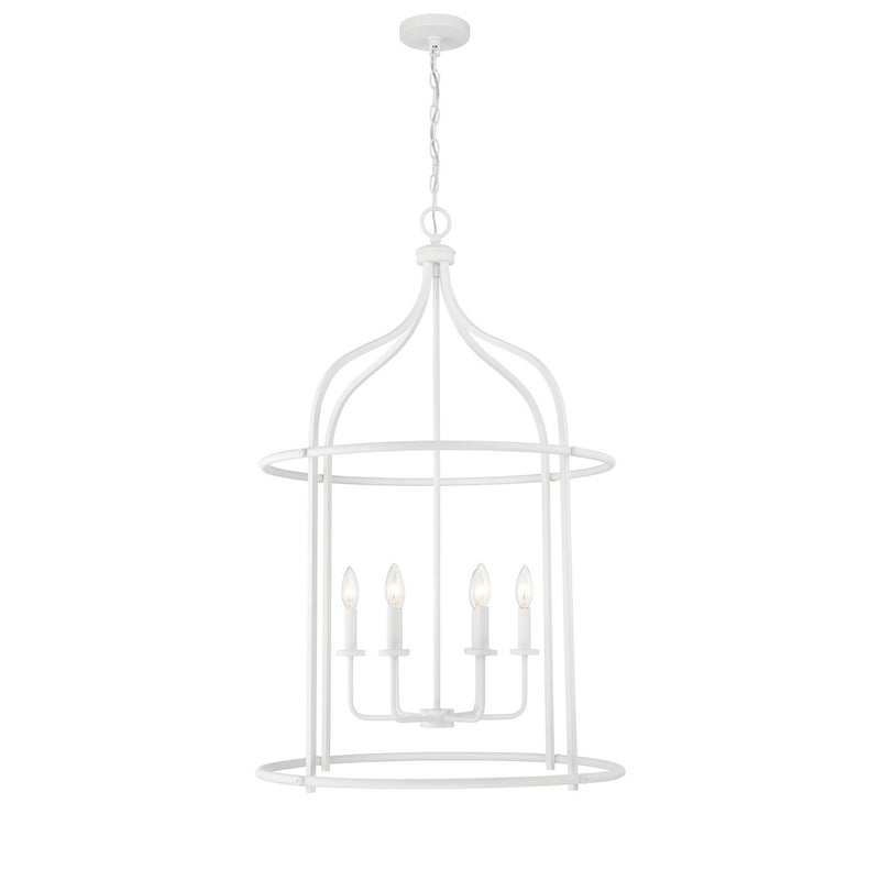 Savoy House 3-7388-6-83 Six Light Pendant, Bisque White (3)