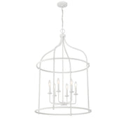 Savoy House 3-7388-6-83 Six Light Pendant, Bisque White (4)