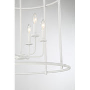 Savoy House 3-7388-6-83 Six Light Pendant, Bisque White (6)
