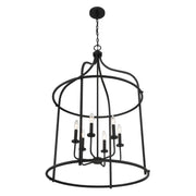 Savoy House 3-7388-6-89 Six Light Pendant, Matte Black (5)