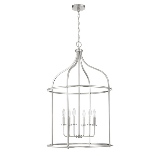 Savoy House 3-7388-6-SN Six Light Pendant, Satin Nickel (2)