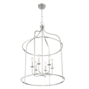 Savoy House 3-7388-6-SN Six Light Pendant, Satin Nickel (5)