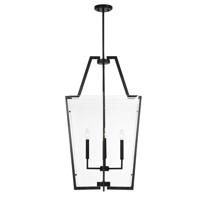 Savoy House 3-9950-4-89 Four Light Pendant, Matte Black (5)