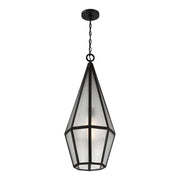 Savoy House 5-706-BK One Light Outdoor Hanging Lantern, Matte Black (3)