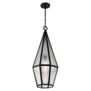 Savoy House 5-706-BK One Light Outdoor Hanging Lantern, Matte Black (4)