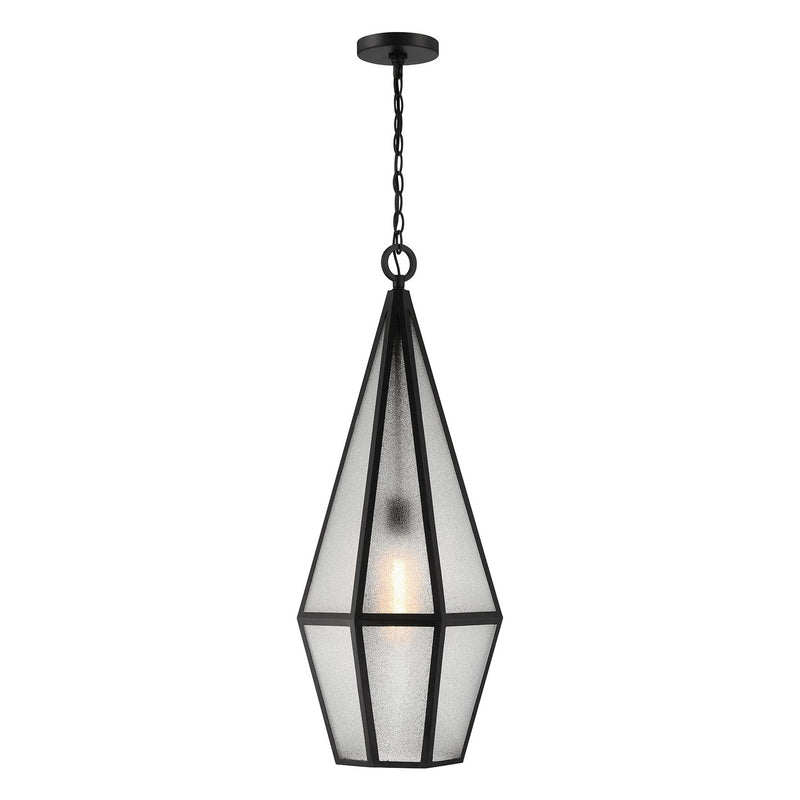 Savoy House 5-706-BK One Light Outdoor Hanging Lantern, Matte Black (5)