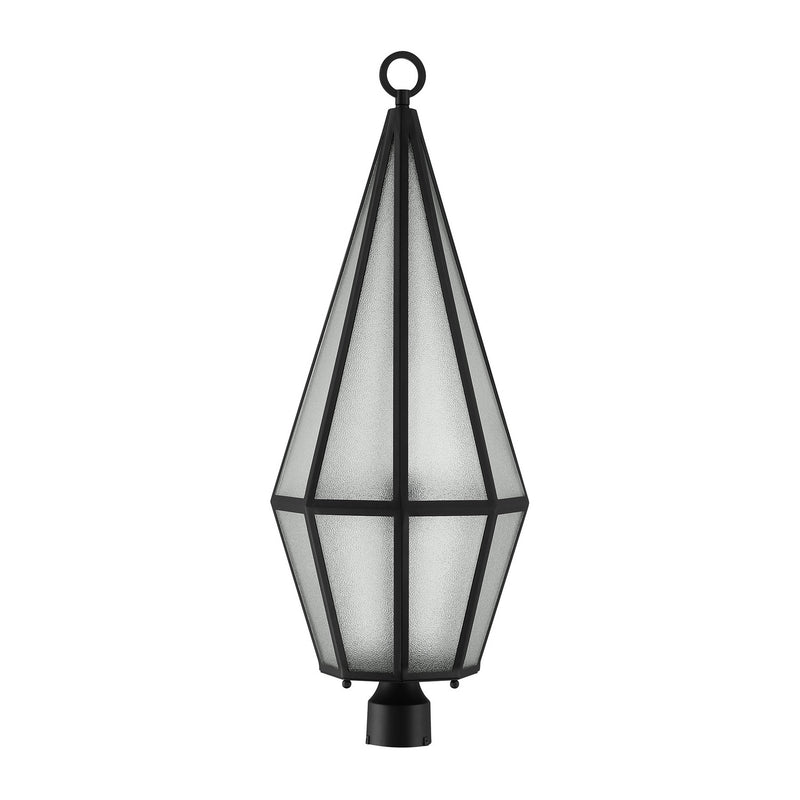 Savoy House 5-707-BK One Light Outdoor Post Lantern, Matte Black (2)