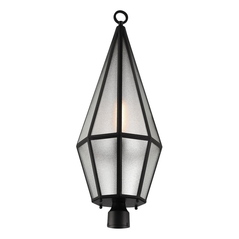 Savoy House 5-707-BK One Light Outdoor Post Lantern, Matte Black (3)