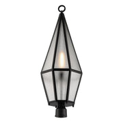 Savoy House 5-707-BK One Light Outdoor Post Lantern, Matte Black (4)