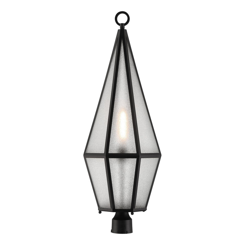 Savoy House 5-707-BK One Light Outdoor Post Lantern, Matte Black (5)