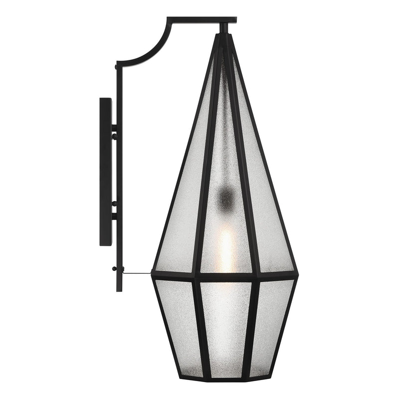 Savoy House 5-708-BK One Light Outdoor Wall Lantern, Matte Black (5)