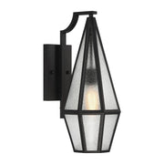 Savoy House 5-709-BK One Light Outdoor Wall Lantern, Matte Black (4)