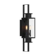 Savoy House 5-826-BK Two Light Outdoor Wall Lantern, Matte Black (4)