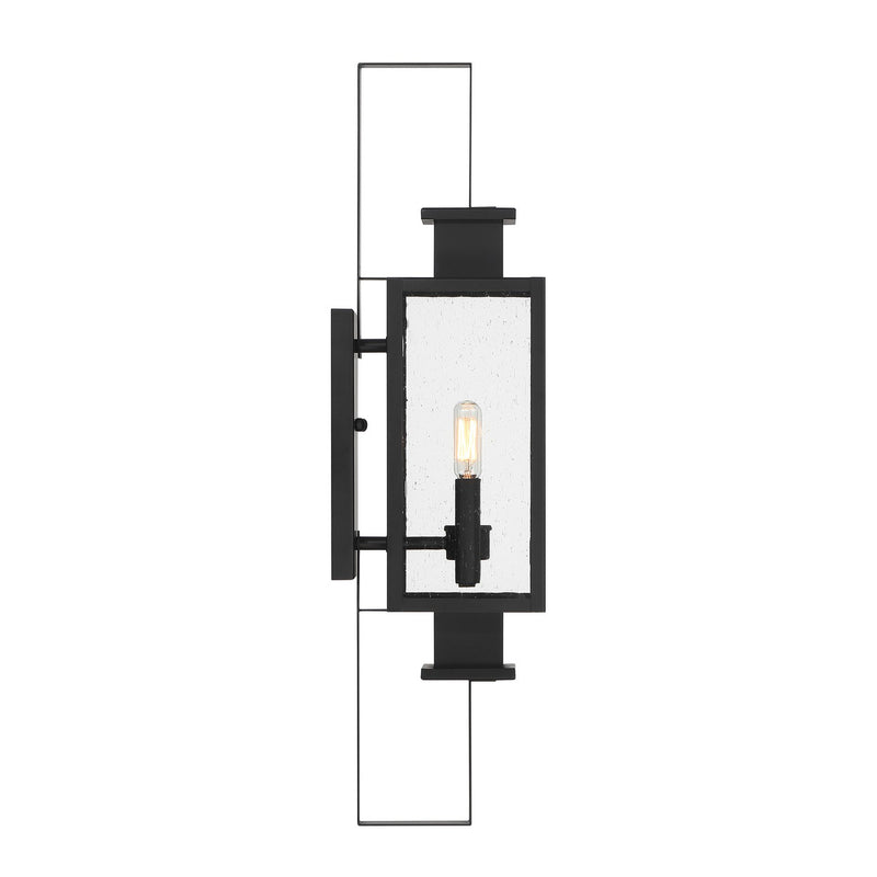 Savoy House 5-826-BK Two Light Outdoor Wall Lantern, Matte Black (5)