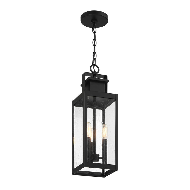 Savoy House 5-827-BK Three Light Outdoor Hanging Lantern, Matte Black (5)