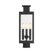 Savoy House 5-828-BK Three Light Outdoor Post Lantern, Matte Black (3)