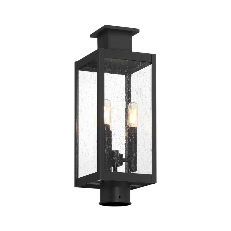 Savoy House 5-828-BK Three Light Outdoor Post Lantern, Matte Black (5)