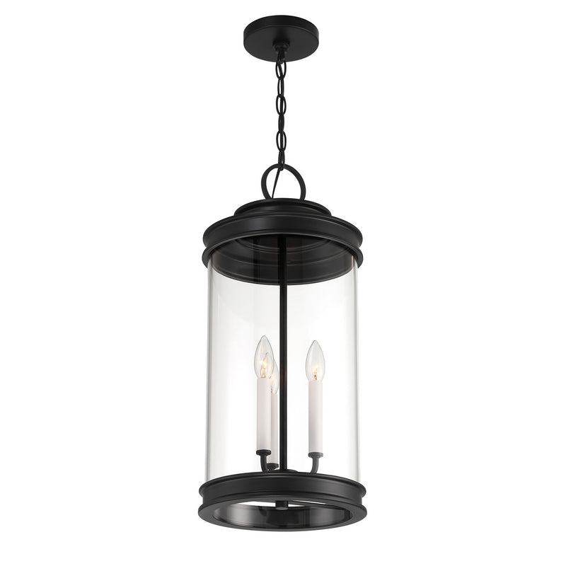 Savoy House 5-901-BK Three Light Outdoor Hanging Lantern, Matte Black (5)
