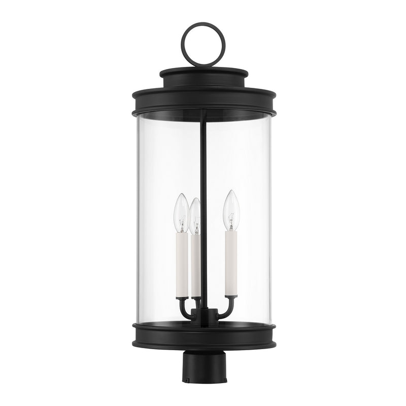 Savoy House 5-902-BK Three Light Outdoor Post Lantern, Matte Black (2)