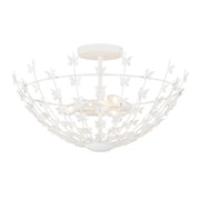 Savoy House 6-4198-3-83 Three Light Semi-Flush Mount, Bisque White (3)