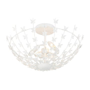 Savoy House 6-4198-3-83 Three Light Semi-Flush Mount, Bisque White (4)
