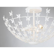 Savoy House 6-4198-3-83 Three Light Semi-Flush Mount, Bisque White (5)