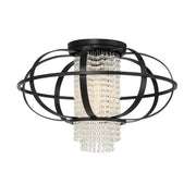 Savoy House 6-5218-1-89 One Light Flush Mount, Matte Black (5)