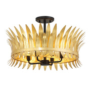 Savoy House 6-7900-4-261 Four Light Semi-Flush Mount, True Gold (3)