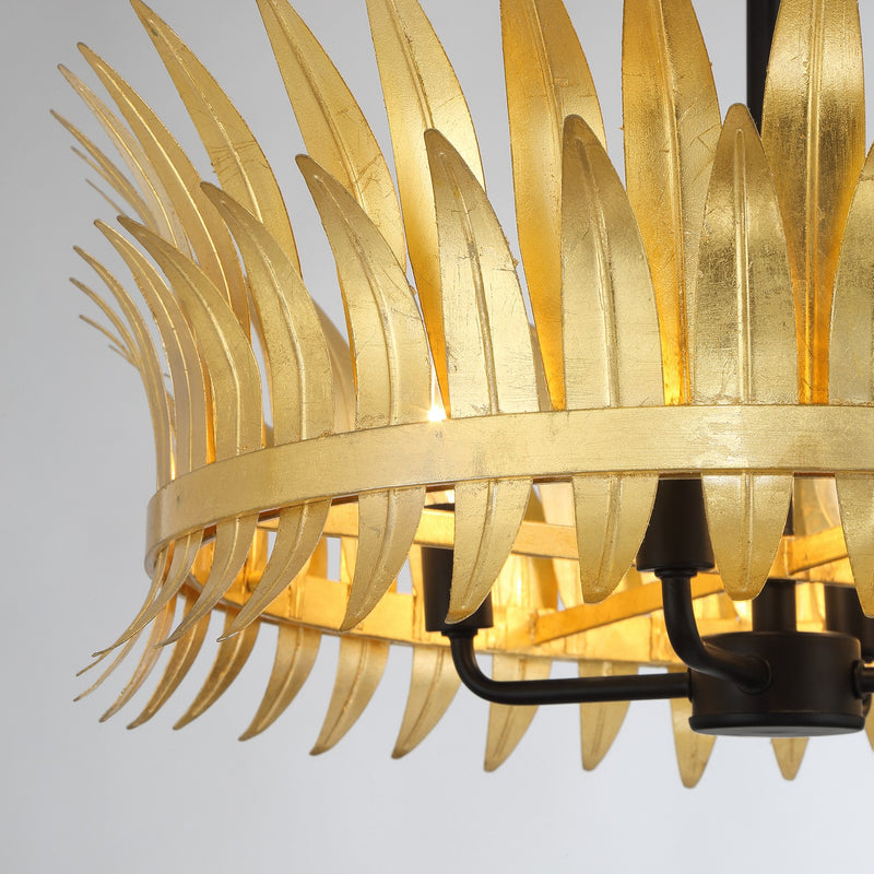 Savoy House 6-7900-4-261 Four Light Semi-Flush Mount, True Gold (5)