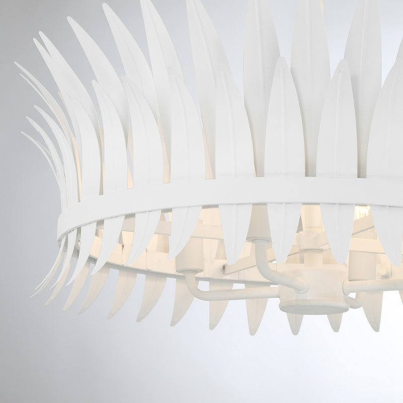 Savoy House 6-7900-4-83 Four Light Semi-Flush Mount, Bisque White (5)