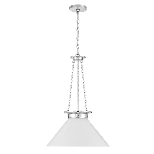 Savoy House 7-1011-1-109 One Light Pendant, Polished Nickel (2)