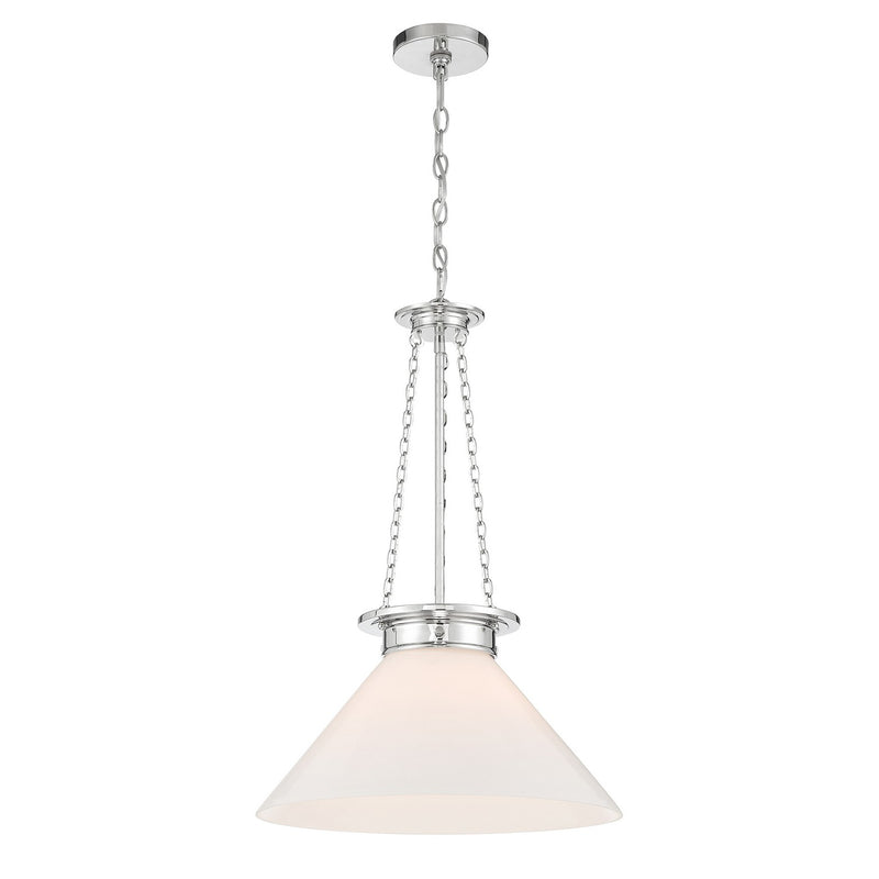 Savoy House 7-1011-1-109 One Light Pendant, Polished Nickel (3)