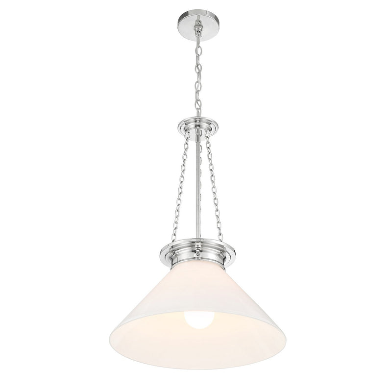 Savoy House 7-1011-1-109 One Light Pendant, Polished Nickel (4)
