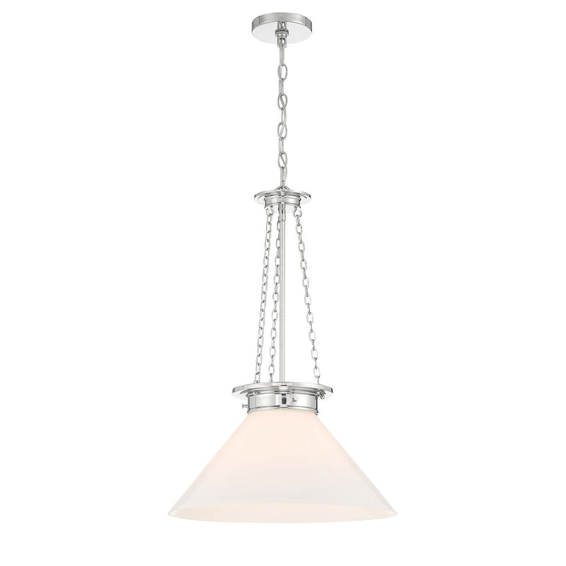 Savoy House 7-1011-1-109 One Light Pendant, Polished Nickel (5)