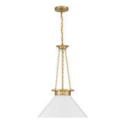 Savoy House 7-1011-1-322 One Light Pendant, Warm Brass (2)