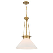 Savoy House 7-1011-1-322 One Light Pendant, Warm Brass (3)