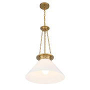 Savoy House 7-1011-1-322 One Light Pendant, Warm Brass (4)