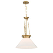 Savoy House 7-1011-1-322 One Light Pendant, Warm Brass (5)