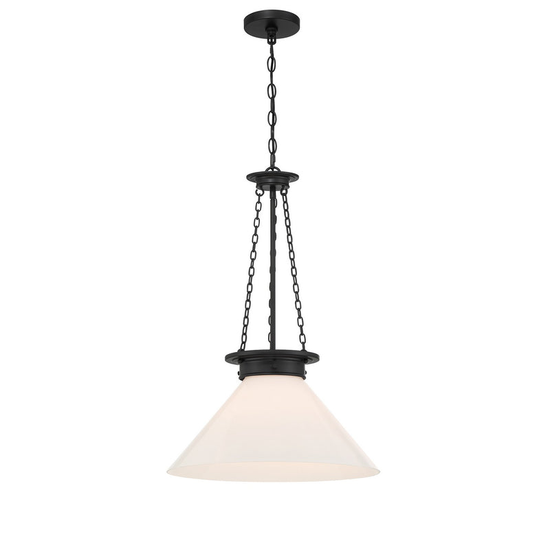 Savoy House 7-1011-1-89 One Light Pendant, Matte Black (3)