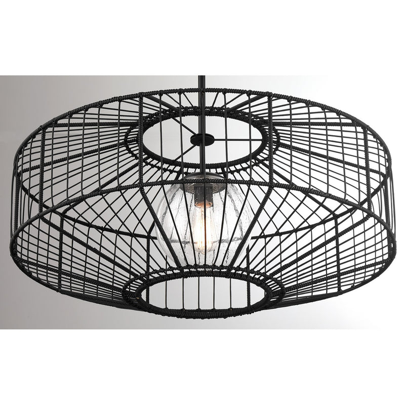 Savoy House 7-1429-1-89 One Light Pendant, Matte Black (5)