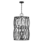 Savoy House 7-2004-8-89 Eight Light Pendant, Matte Black (2)