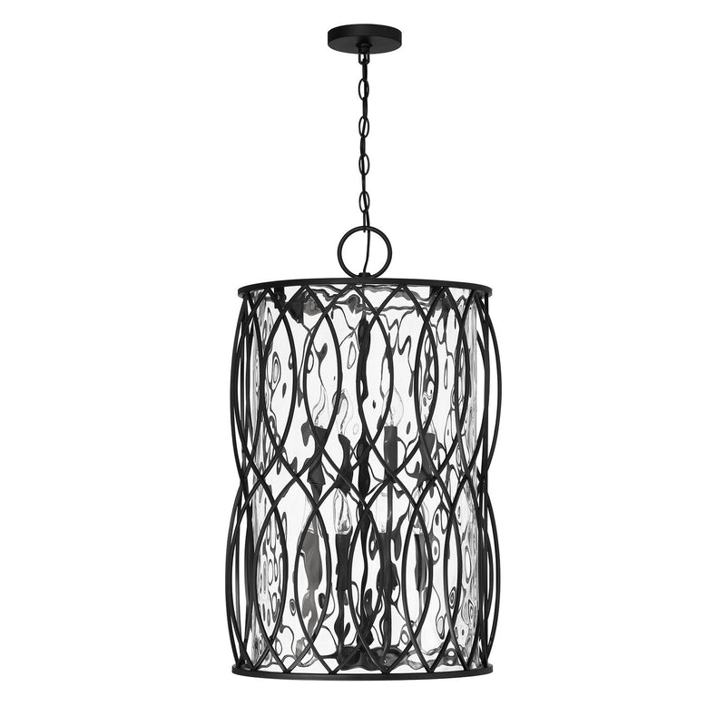 Savoy House 7-2004-8-89 Eight Light Pendant, Matte Black (2)