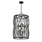 Savoy House 7-2004-8-89 Eight Light Pendant, Matte Black (3)