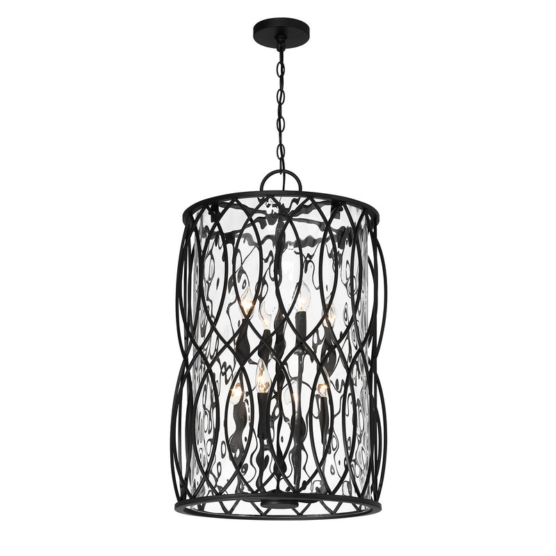 Savoy House 7-2004-8-89 Eight Light Pendant, Matte Black (3)